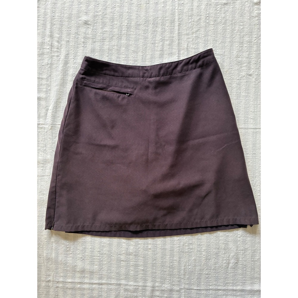 Patagonia Duway Womens Active Skort Size 4 Dark Plum Hiking Travel Skirt